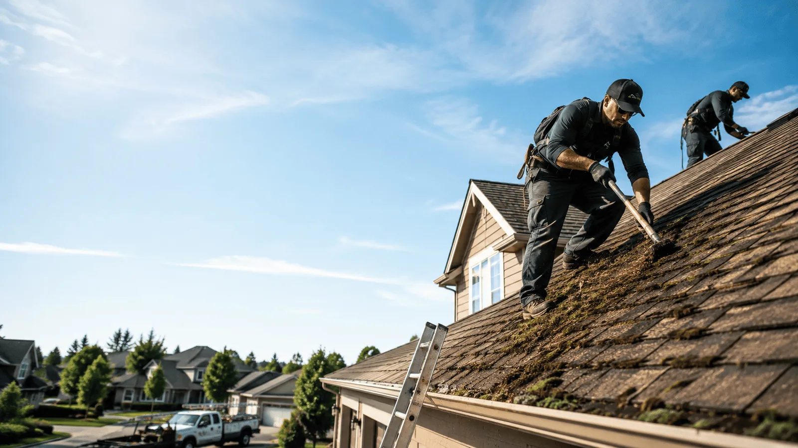 Roof Moss Removal in Redmond, WA near me